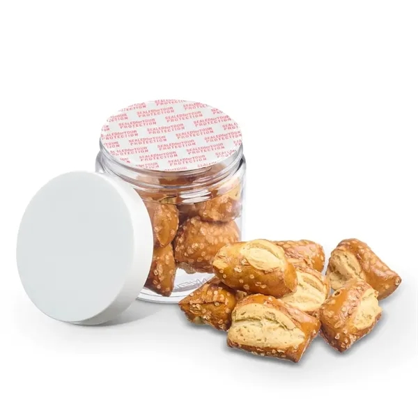 Offer a hearty, crunchy snack with this jar of pretzel stumps.... from ASI 55583 GMG Pen