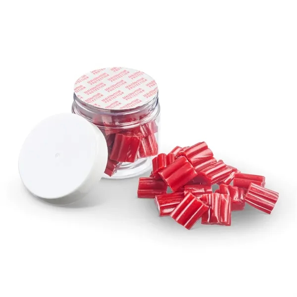 Delight recipients with this jar of mini strawberry licorice bites, offering... from ASI 55583 GMG Pen