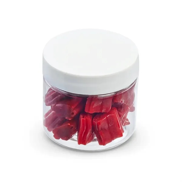 Delight recipients with this jar of mini strawberry licorice bites, offering... from ASI 55583 GMG Pen