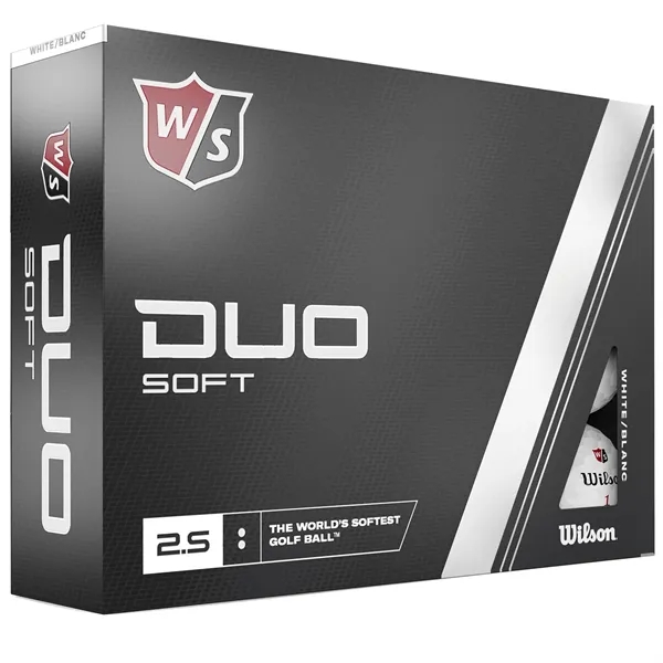 Wilson Staff DUO Soft Plus golf ball; Box contains 12 white... from ASI 38120 Ball Pro / Diversified Quality Kitchenware