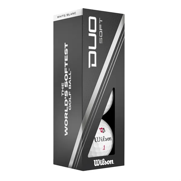 Wilson Staff DUO Soft Plus golf ball; Box contains 12 white... from ASI 38120 Ball Pro / Diversified Quality Kitchenware