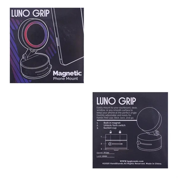 Magnetic phone holder with suction cup base keeps your device secure... from ASI 61966 HPG / HandStands HPG Gold