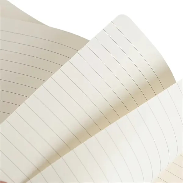 A5 size PU leather lined journal notebook plus 1 color silkscreen... from ASI 37218 Athena Promo (tm)