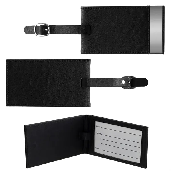 4 1/4" x 2 1/2" x 1/4" luggage tag with an... from ASI 62190 Illini