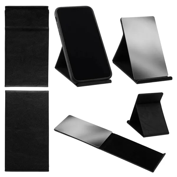 2 3/8" x 4 1/2" phone stand with metal mirror inside... from ASI 62190 Illini