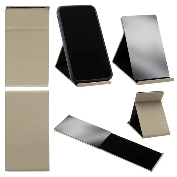 2 3/8" x 4 1/2" phone stand with metal mirror inside... from ASI 62190 Illini