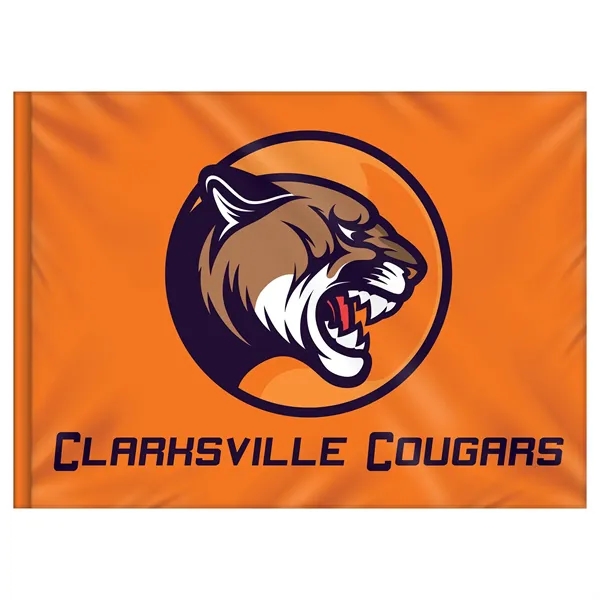 6' x 8' Knit Poly Double Sided School Spirit Flag... from ASI 80228 Quinn