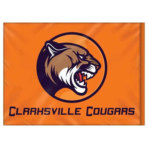 6' x 8' Knit Poly Double Sided School Spirit Flag... from ASI 80228 Quinn