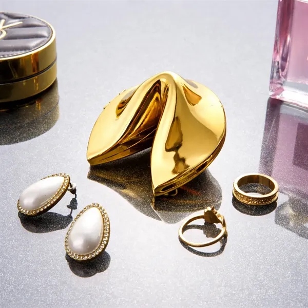 gold hinged, fortune cookie... from ASI 73010 Natico Originals Inc / Natico Originals