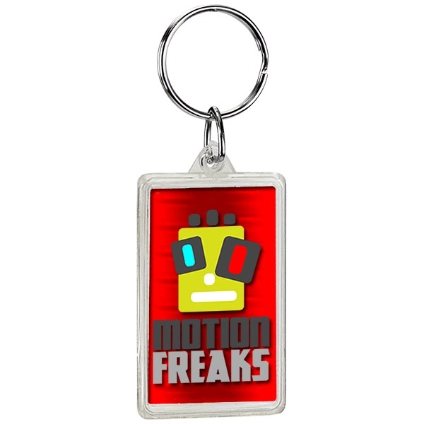 Key tag with clear outer shell featuring a four color process... from ASI 43051 CPS / Keystone CPS CPS/Keystone