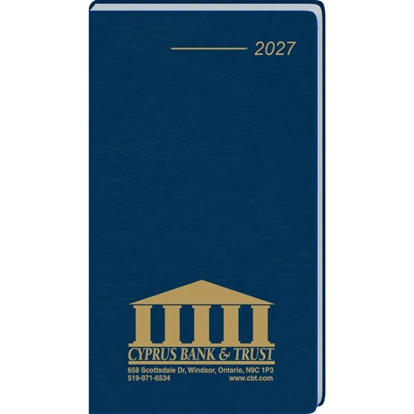 Weekly pocket-sized planner with reference section... from ASI 61966 HPG / Beacon Promotions HPG Gold