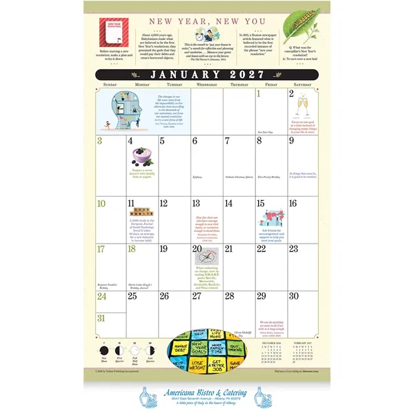 13 month appointments and events calendar.... from ASI 61966 HPG / Beacon Promotions HPG Gold