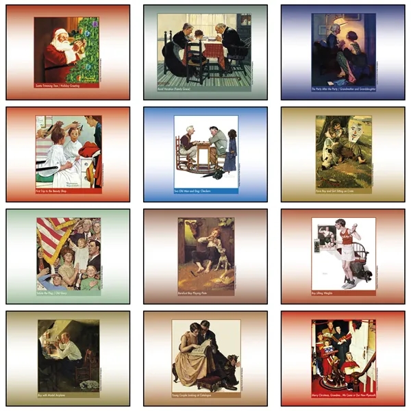 13 month American Illustrator wall calendar... from ASI 61966 HPG / Beacon Promotions HPG Gold