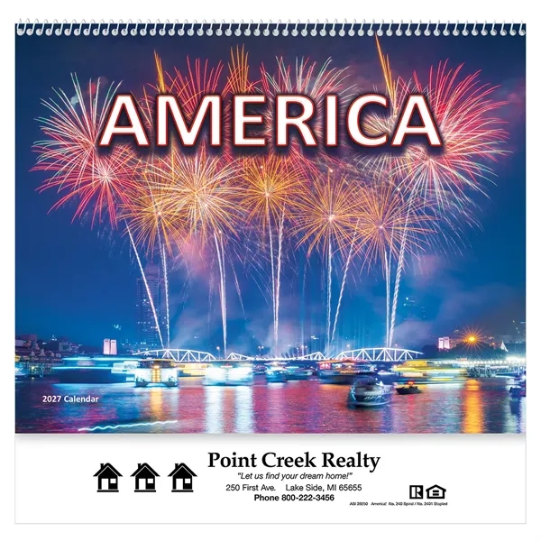 13 month American pride calendar.... from ASI 61966 HPG / Beacon Promotions HPG Gold