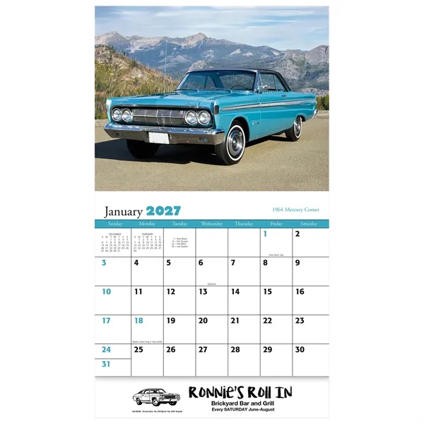 13 month real muscle cars calendar.... from ASI 61966 HPG / Beacon Promotions HPG Gold