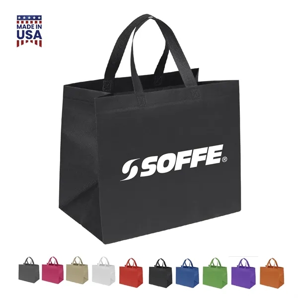 CUSTOM NON WOVEN TOTE - Price includes one color, one position... from ASI 30112 ACE Products