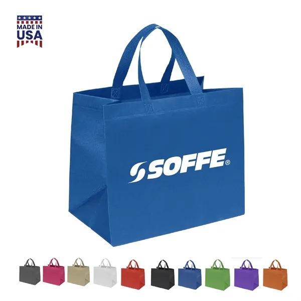 CUSTOM NON WOVEN TOTE - Price includes one color, one position... from ASI 30112 ACE Products
