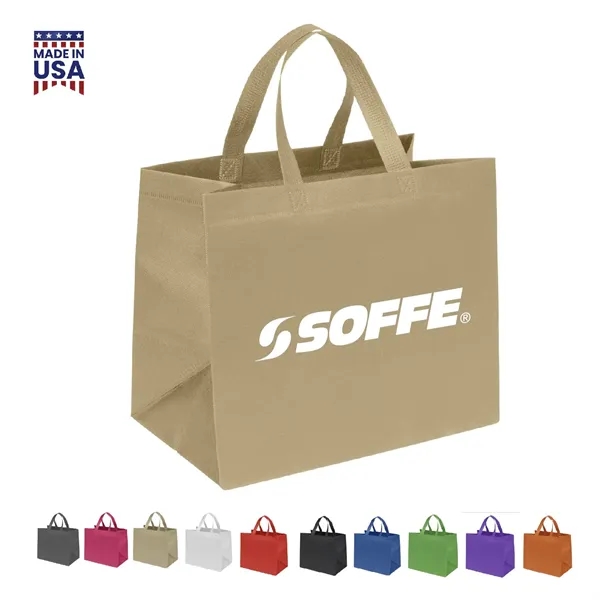 CUSTOM NON WOVEN TOTE - Price includes one color, one position... from ASI 30112 ACE Products