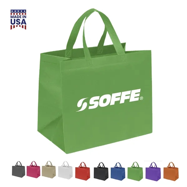 CUSTOM NON WOVEN TOTE - Price includes one color, one position... from ASI 30112 ACE Products