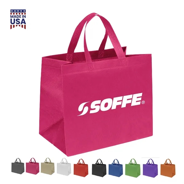 CUSTOM NON WOVEN TOTE - Price includes one color, one position... from ASI 30112 ACE Products