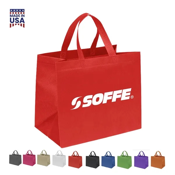 CUSTOM NON WOVEN TOTE - Price includes one color, one position... from ASI 30112 ACE Products