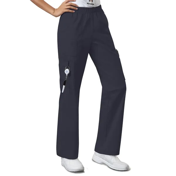 Cherokee WW Core Stretch Women's Mid-Rise Pull-On Cargo Pant... from ASI 86018 Scrub Authority
