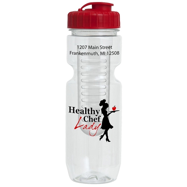 22 oz. BPA free translucent bike sport bottle with infuser and... from ASI 43051 CPS / Keystone CPS CPS/Keystone