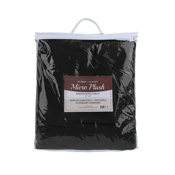 Brookshire Micro-Plush Blanket... from ASI 67866 Logomark/Valumark