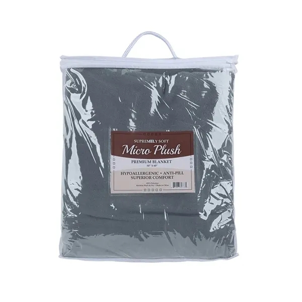Brookshire Micro-Plush Blanket... from ASI 67866 Logomark/Valumark