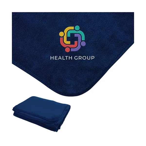 Brookshire Micro-Plush Blanket... from ASI 67866 Logomark/Valumark