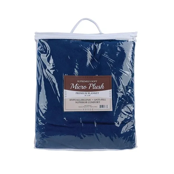 Brookshire Micro-Plush Blanket... from ASI 67866 Logomark/Valumark