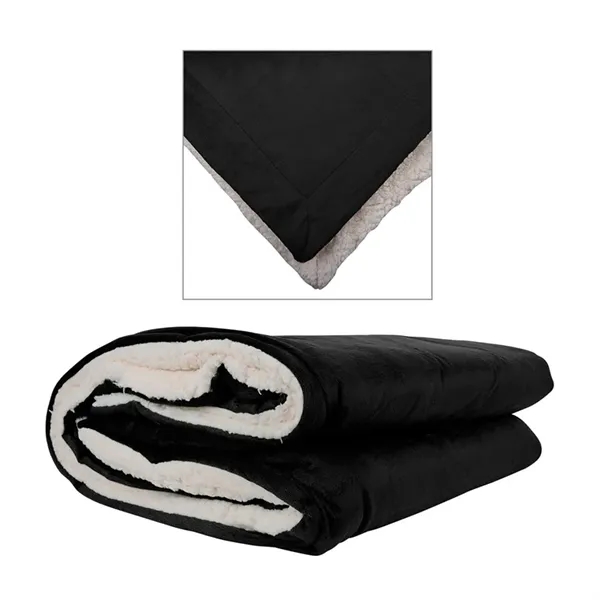 Stonebridge Micro Mink Sherpa Blanket... from ASI 67866 Logomark/Valumark
