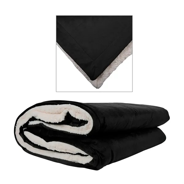Stonebridge Micro Mink Sherpa Blanket... from ASI 67866 Logomark/Valumark