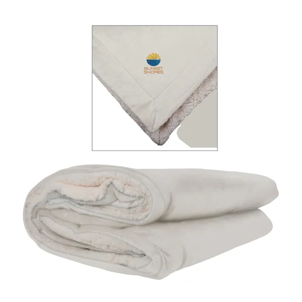 Stonebridge Micro Mink Sherpa Blanket... from ASI 67866 Logomark/Valumark