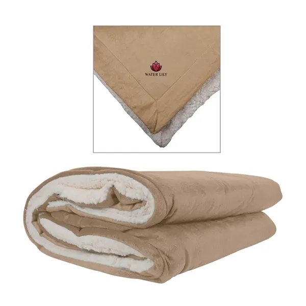 Stonebridge Micro Mink Sherpa Blanket... from ASI 67866 Logomark/Valumark