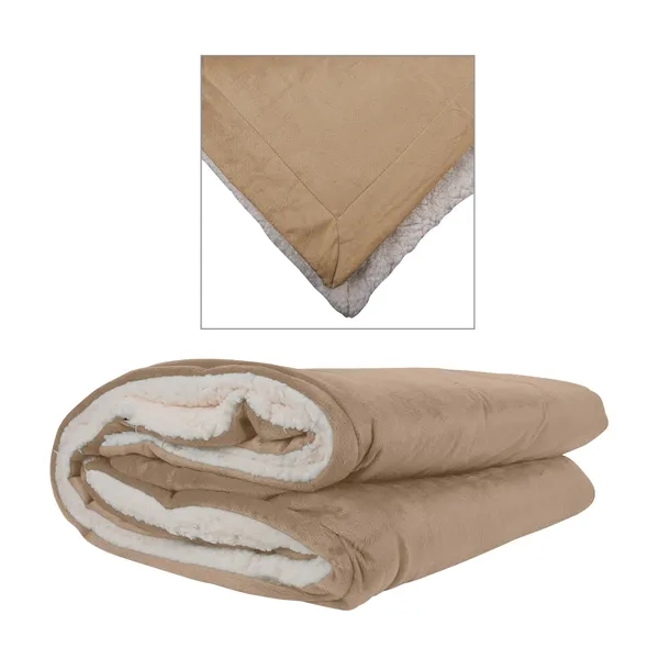 Stonebridge Micro Mink Sherpa Blanket... from ASI 67866 Logomark/Valumark