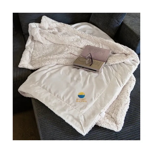 Stonebridge Micro Mink Sherpa Blanket... from ASI 67866 Logomark/Valumark