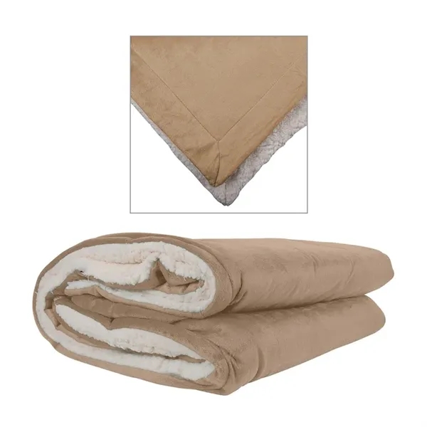 Stonebridge Micro Mink Sherpa Blanket... from ASI 67866 Logomark/Valumark