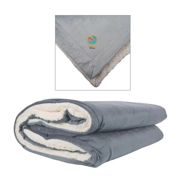 Stonebridge Micro Mink Sherpa Blanket... from ASI 67866 Logomark/Valumark