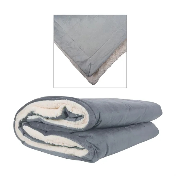 Stonebridge Micro Mink Sherpa Blanket... from ASI 67866 Logomark/Valumark