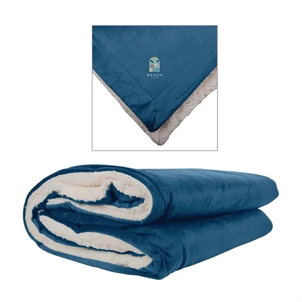 Stonebridge Micro Mink Sherpa Blanket... from ASI 67866 Logomark/Valumark
