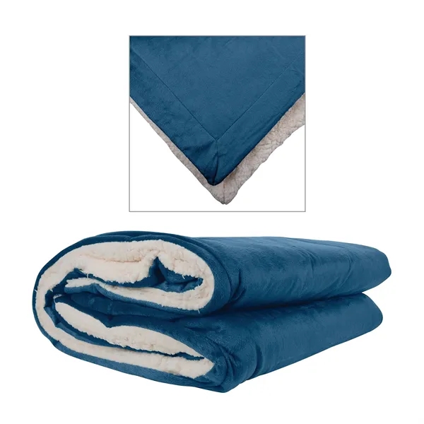 Stonebridge Micro Mink Sherpa Blanket... from ASI 67866 Logomark/Valumark