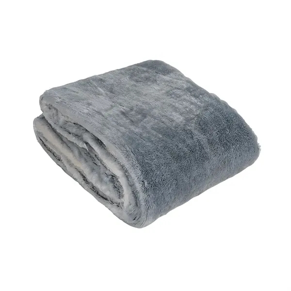 Charleston 50" x 60" Faux Fur Throw... from ASI 67866 Logomark/Valumark