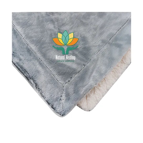 Charleston 50" x 60" Faux Fur Throw... from ASI 67866 Logomark/Valumark