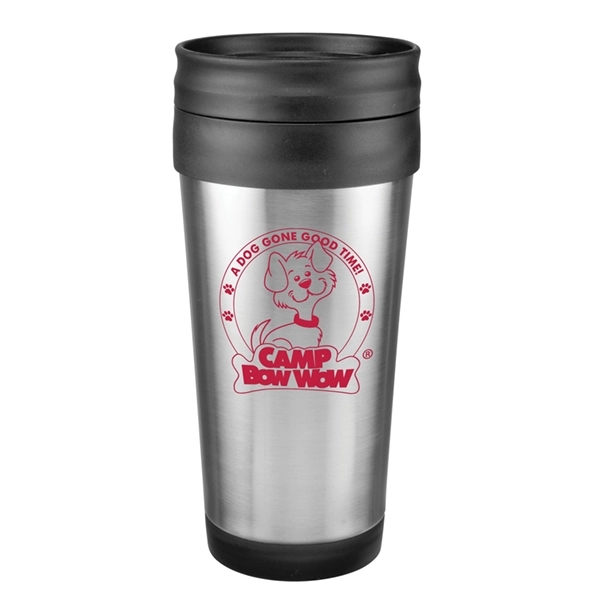 14 oz. stainless steel tumbler with plastic lid and liner that... from ASI 43051 CPS / Keystone CPS CPS/Keystone