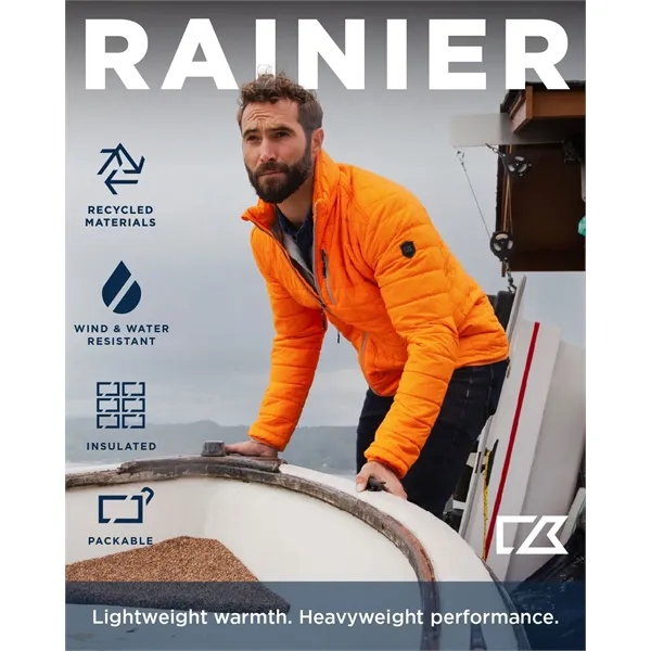 Women's puffer vest with insulation, full-zip, wind and water resistance, and... from ASI 47965 Cutter & Buck