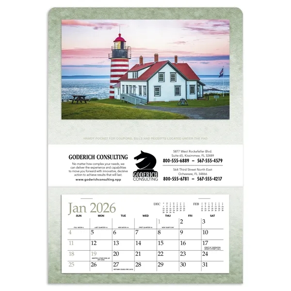 Single Pocket... from ASI 40480 Koozie Group / Norwood Triumph Calendar