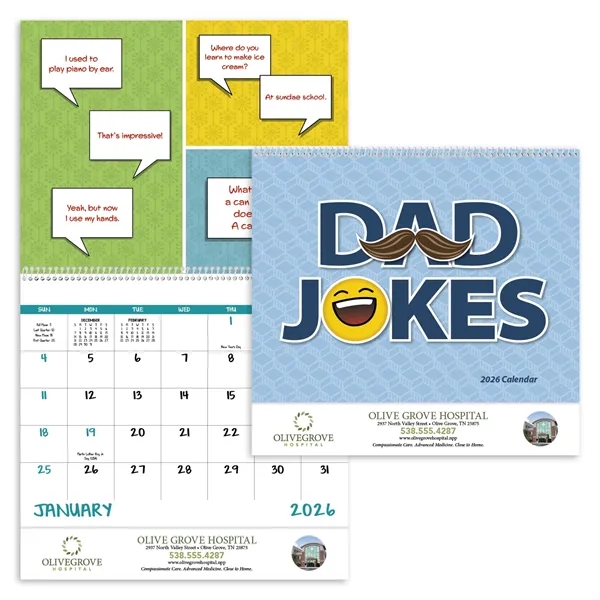Dad Jokes - Spiral... from ASI 40480 Koozie Group / Norwood Triumph Calendar