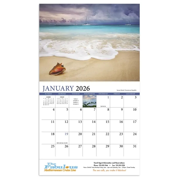 Beaches Appointment Calendar - Stapled... from ASI 40480 Koozie Group / HotLine®