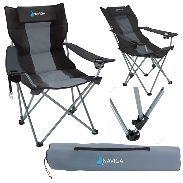 Premium Stripe Reclining Chair... from ASI 40480 Koozie Group / Norwood